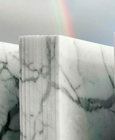 Calacatta marble slabs polished and ready