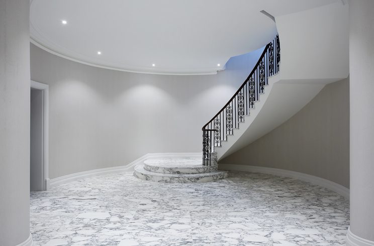 Arabescato Vagli marble Floor Luxury Villa