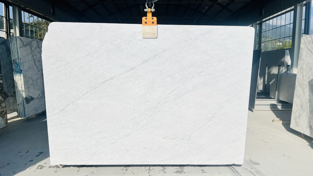 Bianco Carrara marble slab